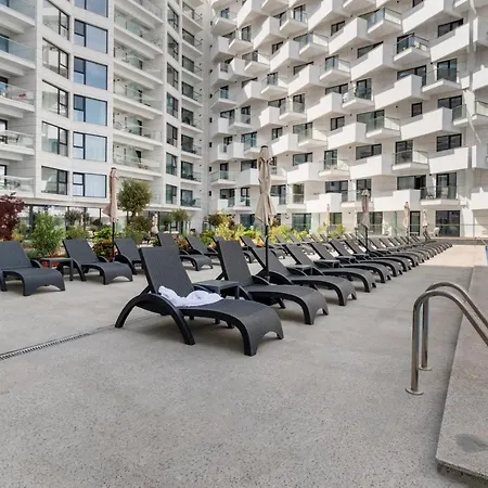 1bdr With Free Infinity Pool Acces & Sea View & Parking 公寓 *
